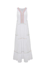 Load image into Gallery viewer, AMALFI MAXI DRESS - WHITE - Starseed Holistic Healing LLC