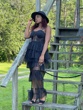 Load image into Gallery viewer, Women Elegant Lace Stitching High Waist Dress - Starseed Holistic Healing LLC