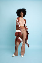 Load image into Gallery viewer, Boho Chic Frayed Edge Ruana - Starseed Holistic Healing LLC