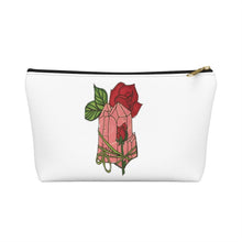 Load image into Gallery viewer, Rose Quartz Pouch w T-bottom - Starseed Holistic Healing LLC