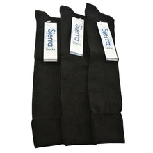 Load image into Gallery viewer, Classic Flat knit Opaque Nylon Knee High Socks 3 Pair Pack W1440 - Starseed Holistic Healing LLC