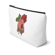 Load image into Gallery viewer, Rose Quartz Pouch w T-bottom - Starseed Holistic Healing LLC