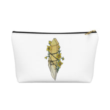 Load image into Gallery viewer, Citrine Crystal Pouch w T-bottom - Starseed Holistic Healing LLC