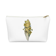 Load image into Gallery viewer, Citrine Crystal Pouch w T-bottom - Starseed Holistic Healing LLC