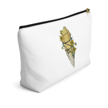 Load image into Gallery viewer, Citrine Crystal Pouch w T-bottom - Starseed Holistic Healing LLC