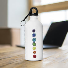 Load image into Gallery viewer, Chakra Stainless Steel Water Bottle - Starseed Holistic Healing LLC