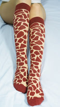 Load image into Gallery viewer, Women's Giraffe Knee High Socks - Starseed Holistic Healing LLC