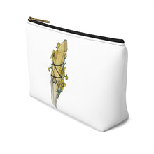 Load image into Gallery viewer, Citrine Crystal Pouch w T-bottom - Starseed Holistic Healing LLC