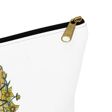 Load image into Gallery viewer, Citrine Crystal Pouch w T-bottom - Starseed Holistic Healing LLC