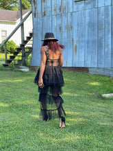 Load image into Gallery viewer, Women Elegant Lace Stitching High Waist Dress - Starseed Holistic Healing LLC
