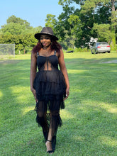 Load image into Gallery viewer, Women Elegant Lace Stitching High Waist Dress - Starseed Holistic Healing LLC
