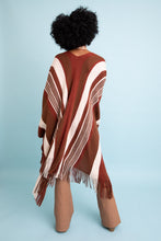 Load image into Gallery viewer, Boho Chic Frayed Edge Ruana
