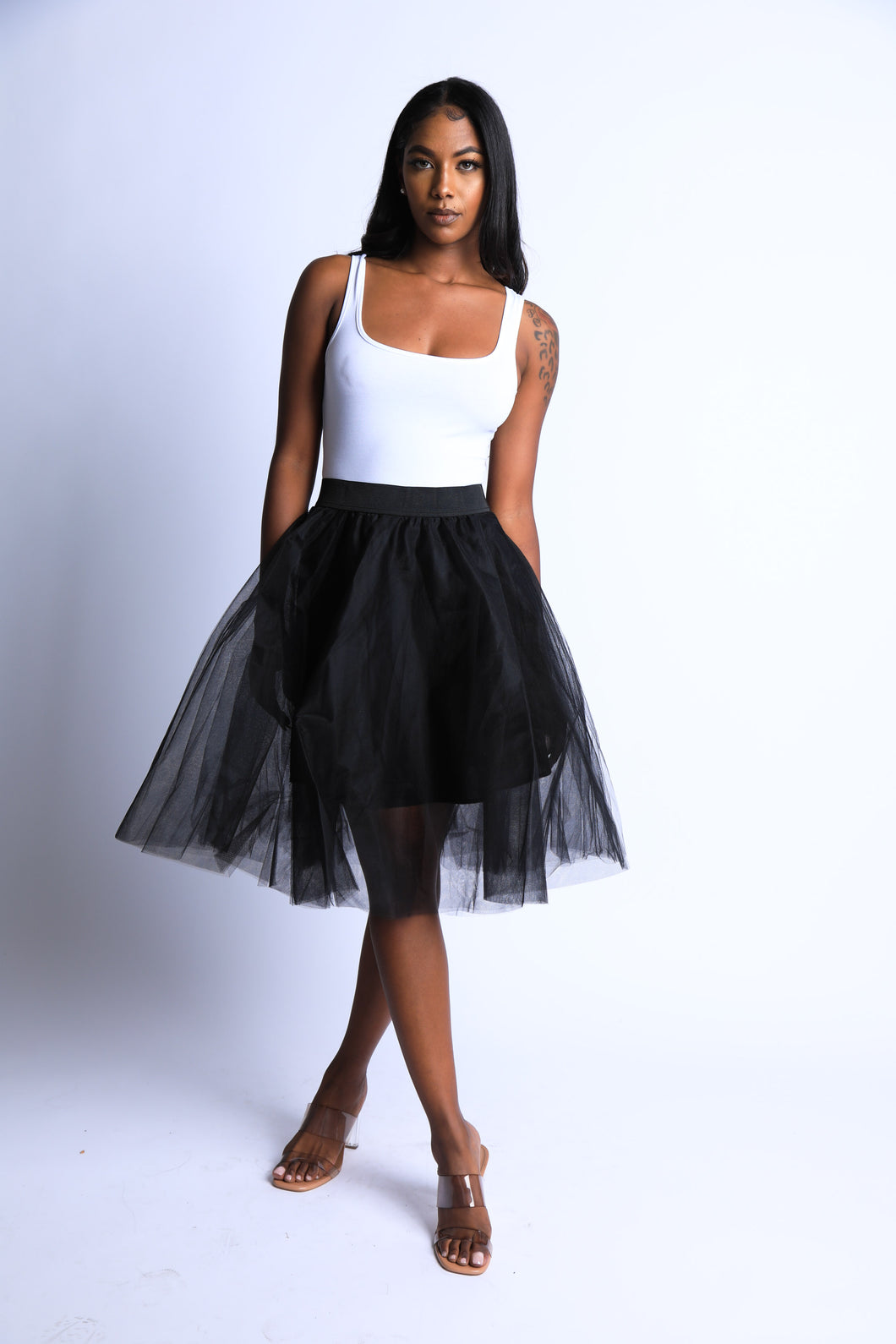 Tutu Tulle Knee Length A Line Ballet Dance Prom Party Layers Skirt - Starseed Holistic Healing LLC
