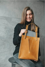 Load image into Gallery viewer, Lunch Bag for Woman, Perfect Laptop Leather Bag for Women - Starseed Holistic Healing LLC
