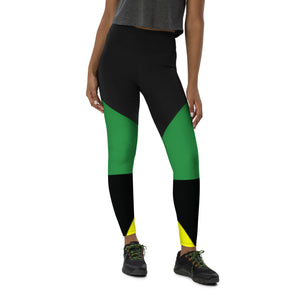 Jamaica Sports Leggings - Starseed Holistic Healing LLC