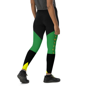 Jamaica Sports Leggings - Starseed Holistic Healing LLC