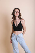 Load image into Gallery viewer, Y-Neck Plunge Crop Top - Starseed Holistic Healing LLC

