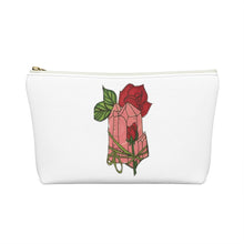 Load image into Gallery viewer, Rose Quartz Pouch w T-bottom - Starseed Holistic Healing LLC
