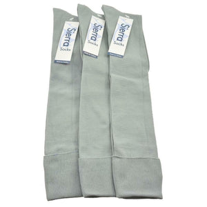 Classic Flat knit Opaque Nylon Knee High Socks 3 Pair Pack W1440 - Starseed Holistic Healing LLC