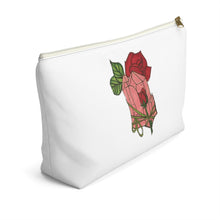 Load image into Gallery viewer, Rose Quartz Pouch w T-bottom - Starseed Holistic Healing LLC
