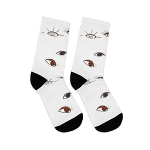 Evil eye socksSocks - Starseed Holistic Healing LLC