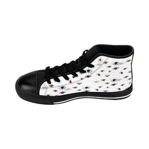 Evil Eye Women's High-top Sneakers - Starseed Holistic Healing LLC