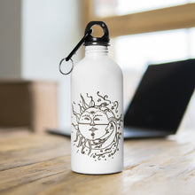 Load image into Gallery viewer, Sun and Moon Stainless Steel Water Bottle - Starseed Holistic Healing LLC
