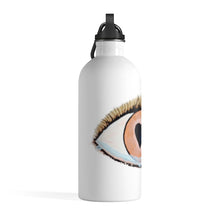 Load image into Gallery viewer, Evil Eye Stainless Steel Water Bottle - Starseed Holistic Healing LLC
