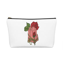Load image into Gallery viewer, Rose Quartz Pouch w T-bottom - Starseed Holistic Healing LLC
