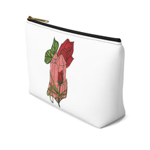 Load image into Gallery viewer, Rose Quartz Pouch w T-bottom - Starseed Holistic Healing LLC
