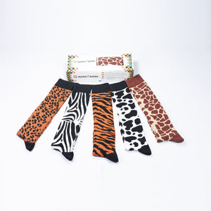 Women's Animal Kingdom Knee High Socks Set - Starseed Holistic Healing LLC