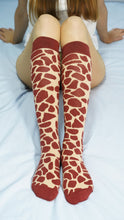 Load image into Gallery viewer, Women&#39;s Giraffe Knee High Socks - Starseed Holistic Healing LLC
