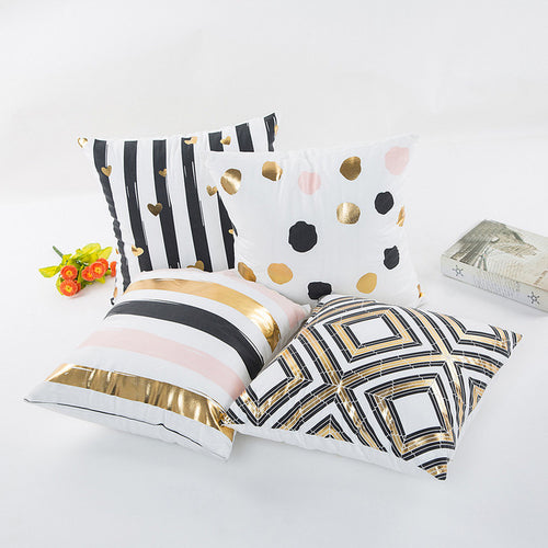 Gold Foil Pillow Cases Printing Pillow Case Sofa - Starseed Holistic Healing LLC