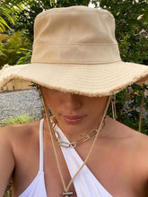 Load image into Gallery viewer, Women Cotton  Big Caps Khaki - Starseed Holistic Healing LLC
