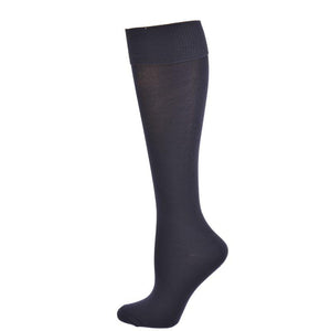 Classic Flat knit Opaque Nylon Knee High Socks 3 Pair Pack W1440 - Starseed Holistic Healing LLC