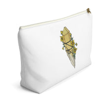 Load image into Gallery viewer, Citrine Crystal Pouch w T-bottom - Starseed Holistic Healing LLC
