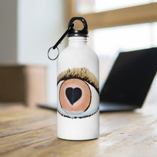 Load image into Gallery viewer, Evil Eye Stainless Steel Water Bottle - Starseed Holistic Healing LLC
