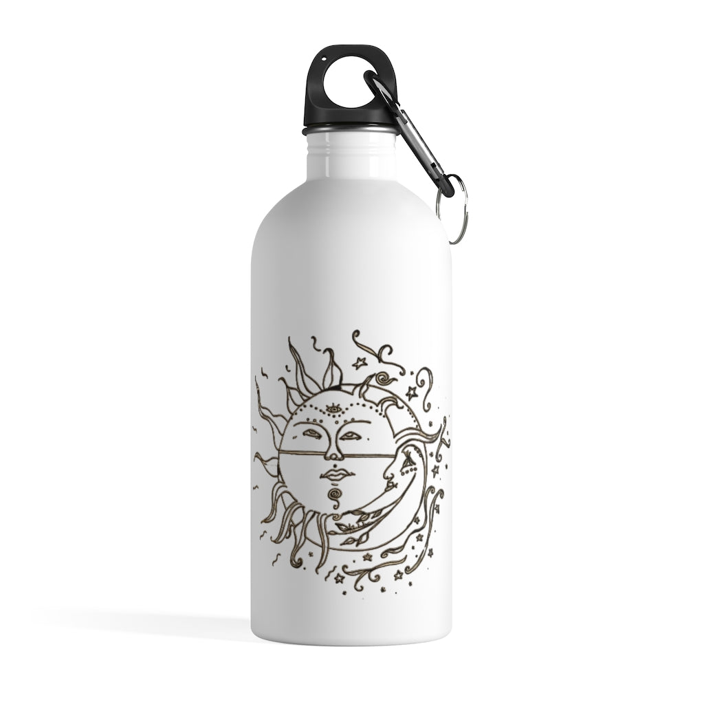 Sun and Moon Stainless Steel Water Bottle - Starseed Holistic Healing LLC