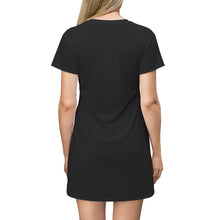Load image into Gallery viewer, Magical Soul T-Shirt Dress Black - Starseed Holistic Healing LLC

