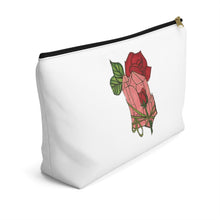 Load image into Gallery viewer, Rose Quartz Pouch w T-bottom - Starseed Holistic Healing LLC
