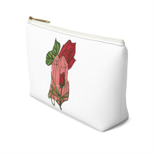 Load image into Gallery viewer, Rose Quartz Pouch w T-bottom - Starseed Holistic Healing LLC
