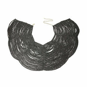 Wooden Bead Shoulder Drape Necklace - Starseed Holistic Healing LLC