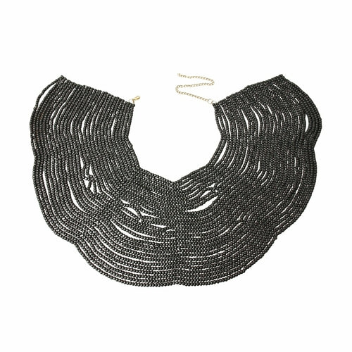 Wooden Bead Shoulder Drape Necklace - Starseed Holistic Healing LLC